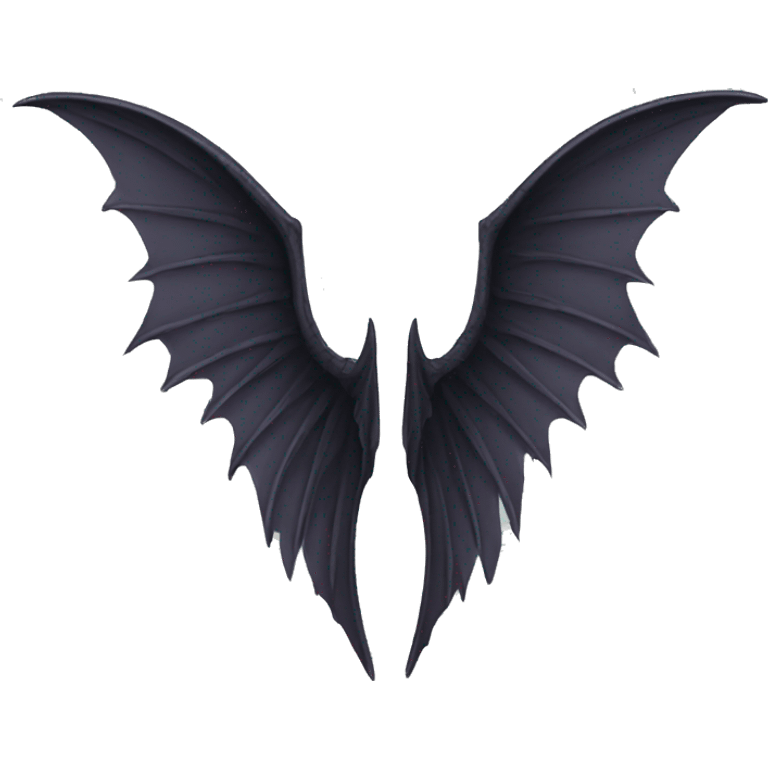 Half devil wing half angle wing emoji