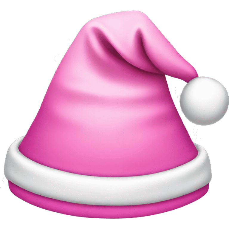 Pink Santa hat emoji