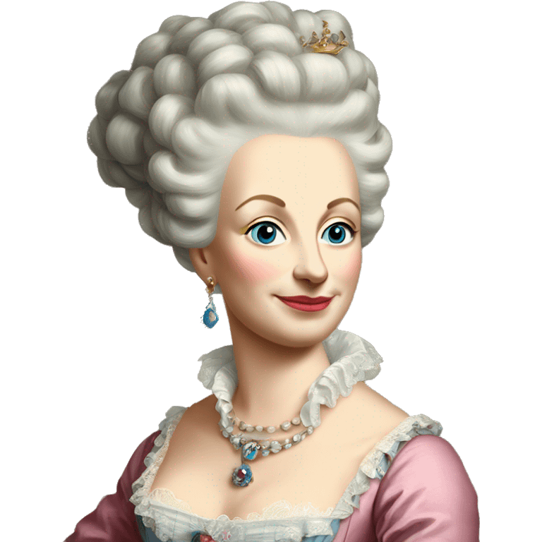 marie antoinette portrait emoji