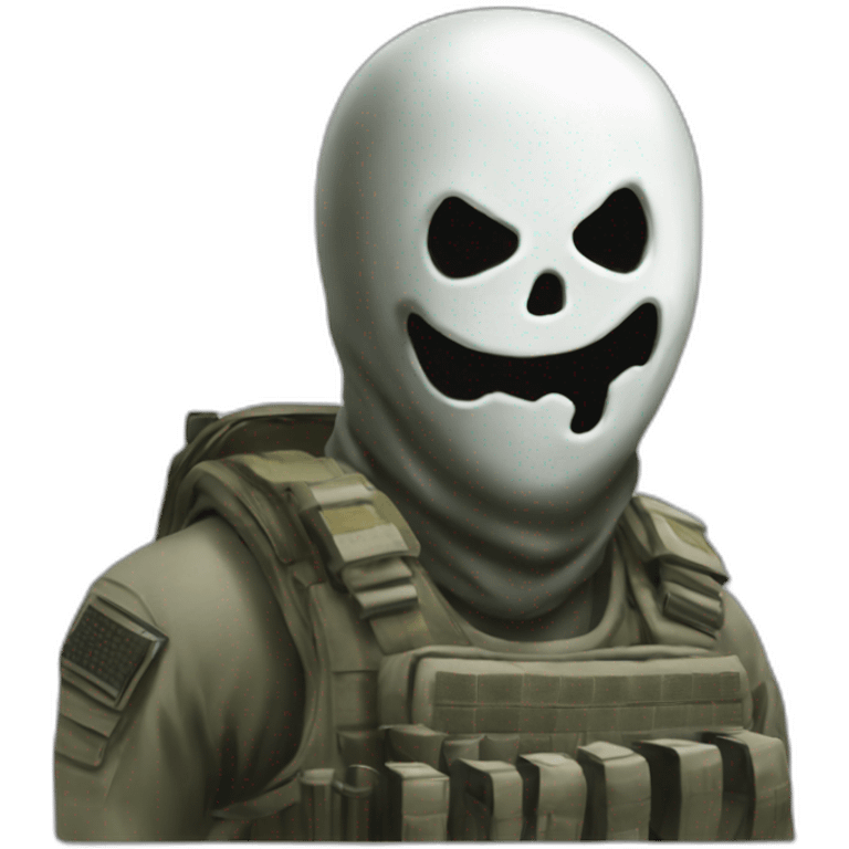 ghost mw2 emoji