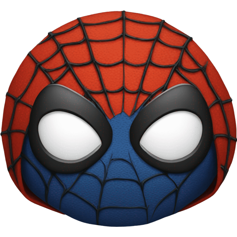 Black spider man head  emoji