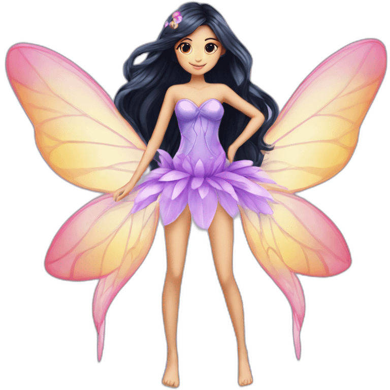 bloom-the-winx-girl-fairy-wings-dark-hair emoji