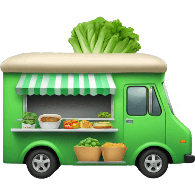 green Food truck emoji