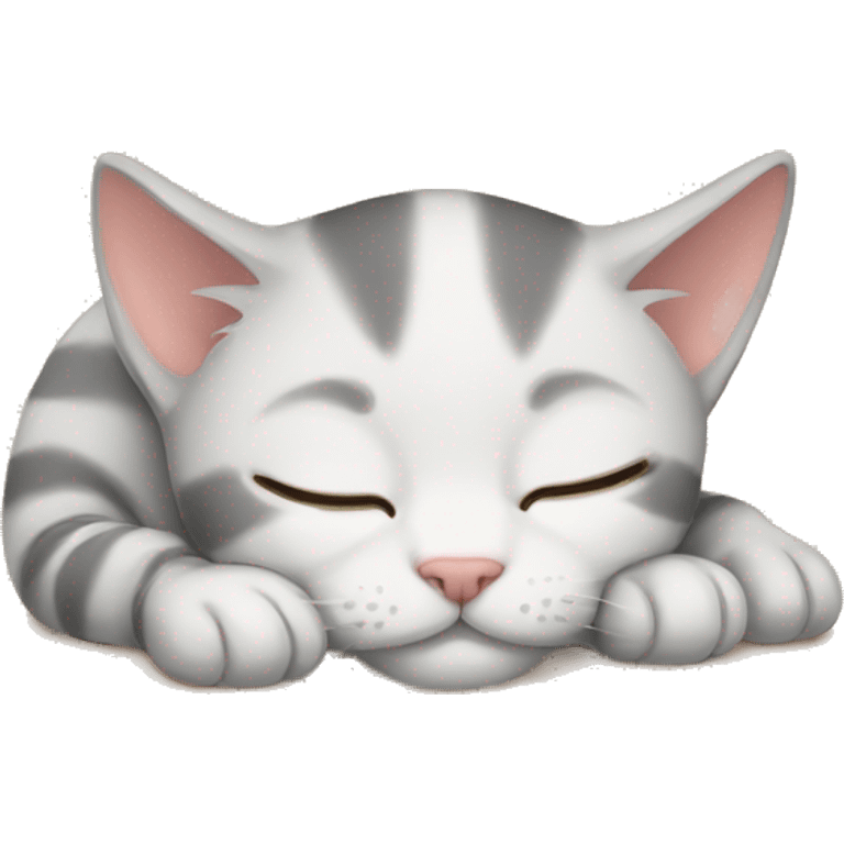 Sleeping kitten emoji