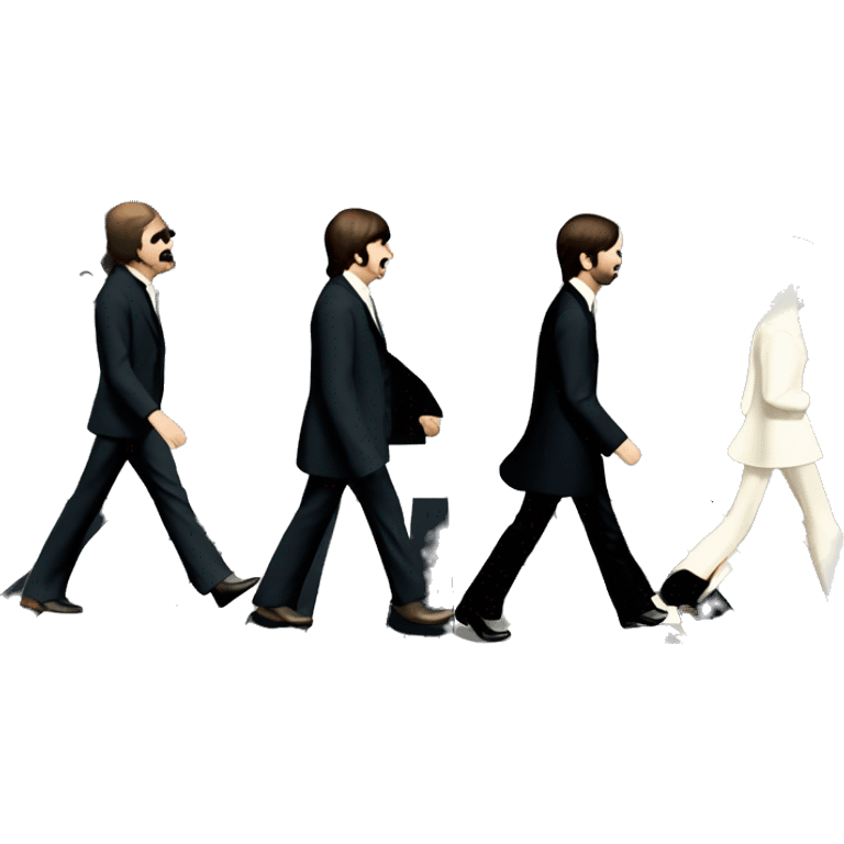 The Beatles abbey road album  emoji