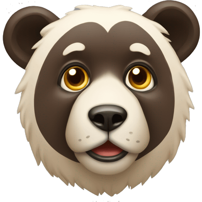 Oso anteojos emoji