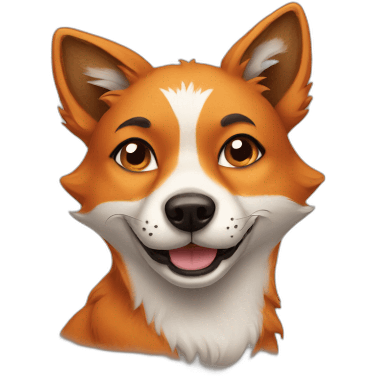 Fox dog emoji