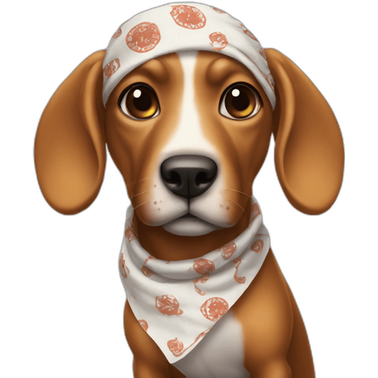 large flea with a bandana emoji