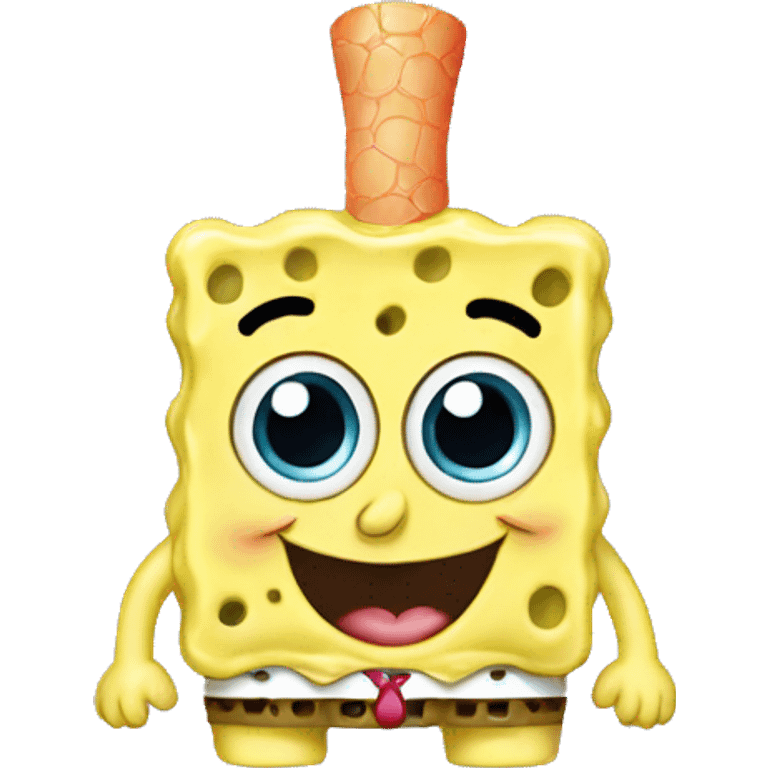 cute baby sponge bob emoji