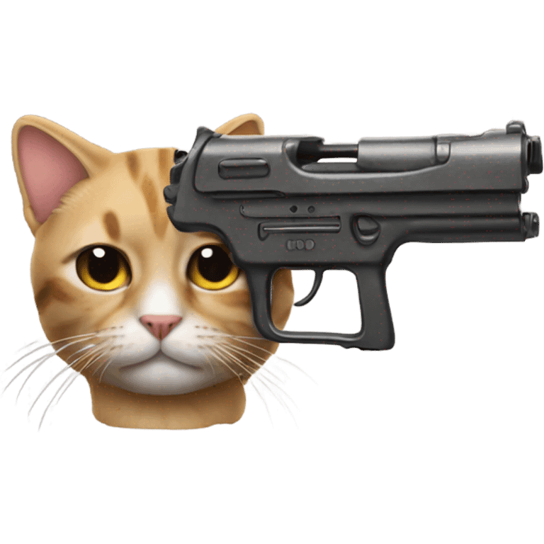 Cat gun emoji