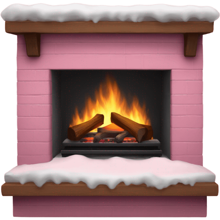 Winter Pink FirePlace emoji