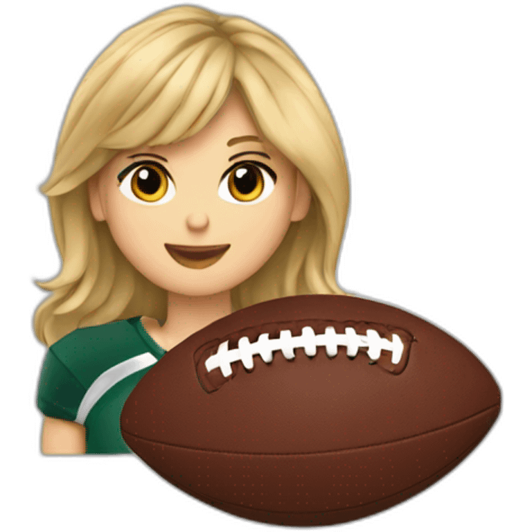 Football + Taylor swift emoji