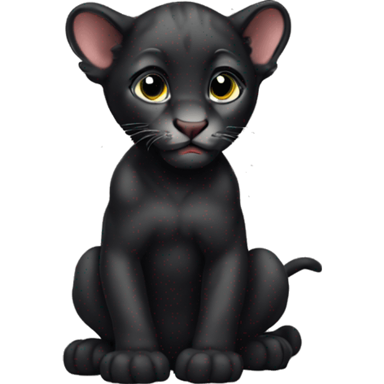 Baby panther emoji