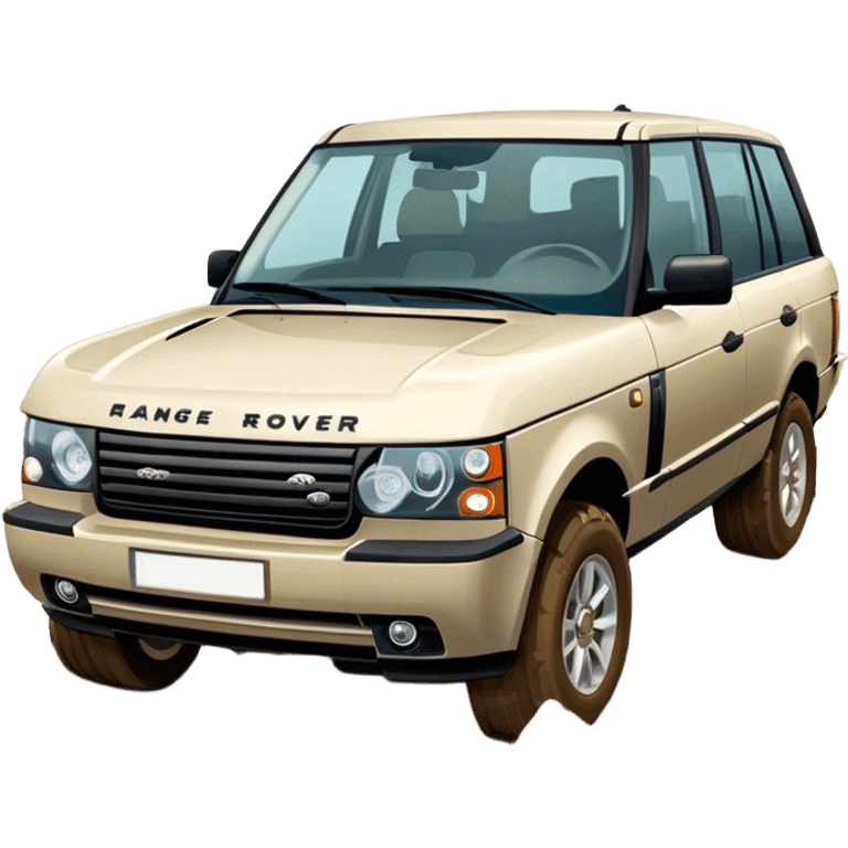 Range rover but emoji