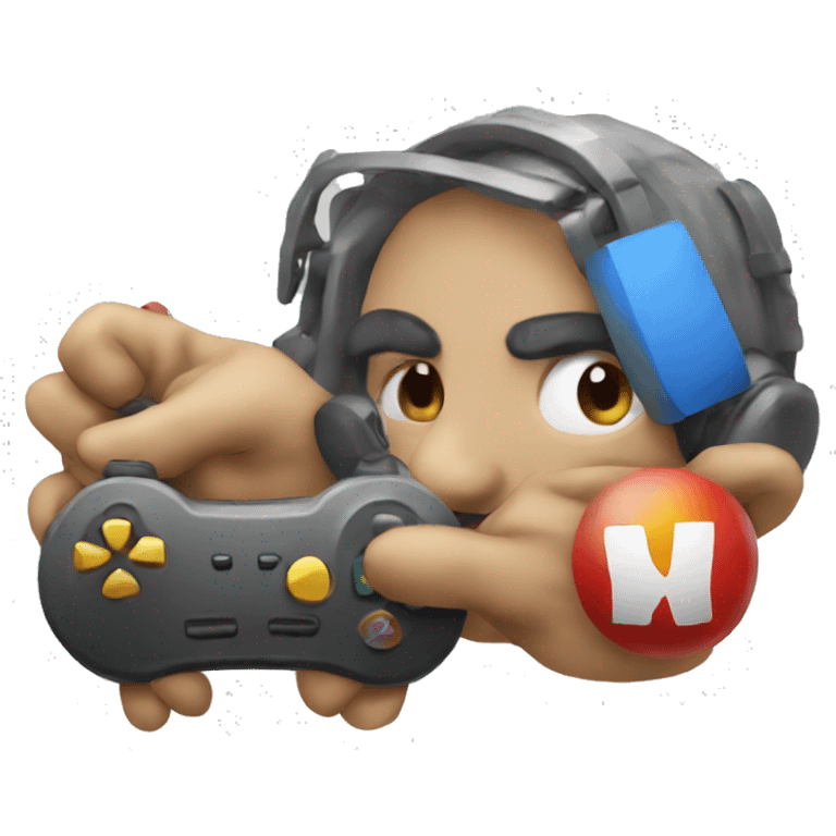 gaming emoji with Alphabitc emoji