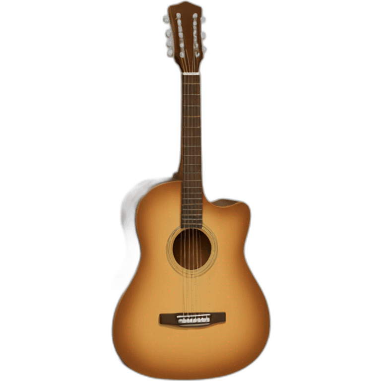 Guitare acoustique emoji