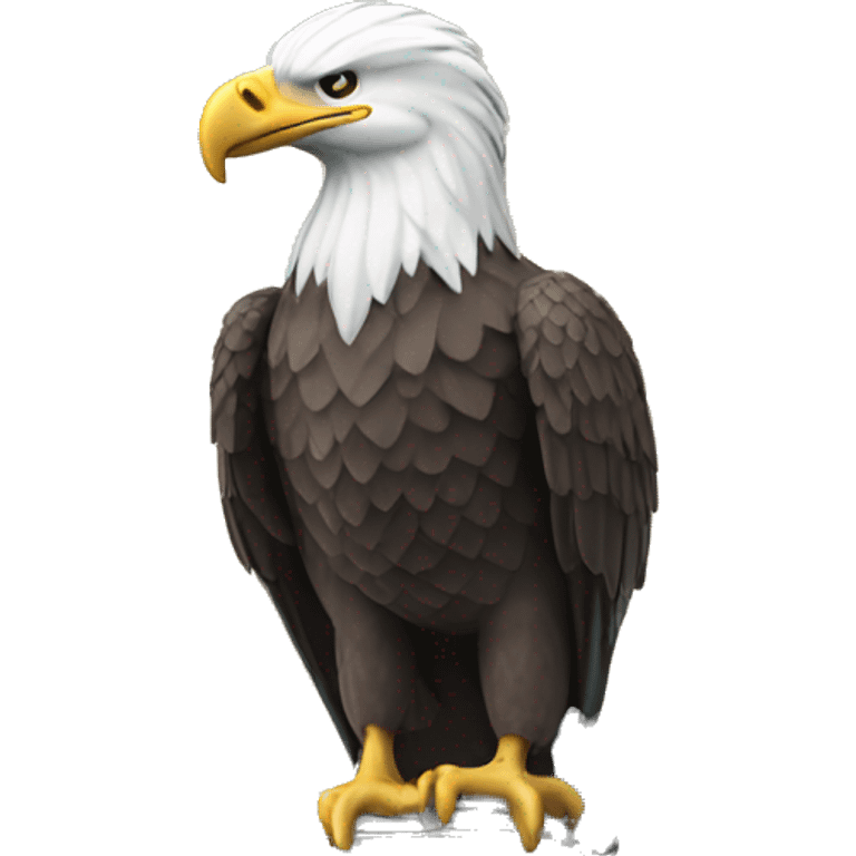 Bald eagle + Statue of Liberty  emoji