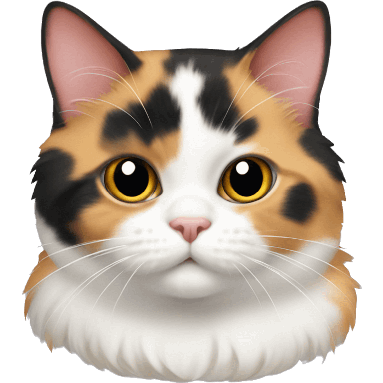 Calico munchkin cat emoji