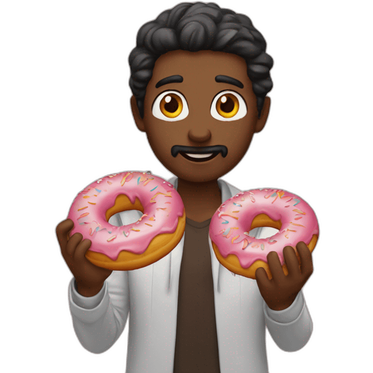 Omer eat donuts emoji