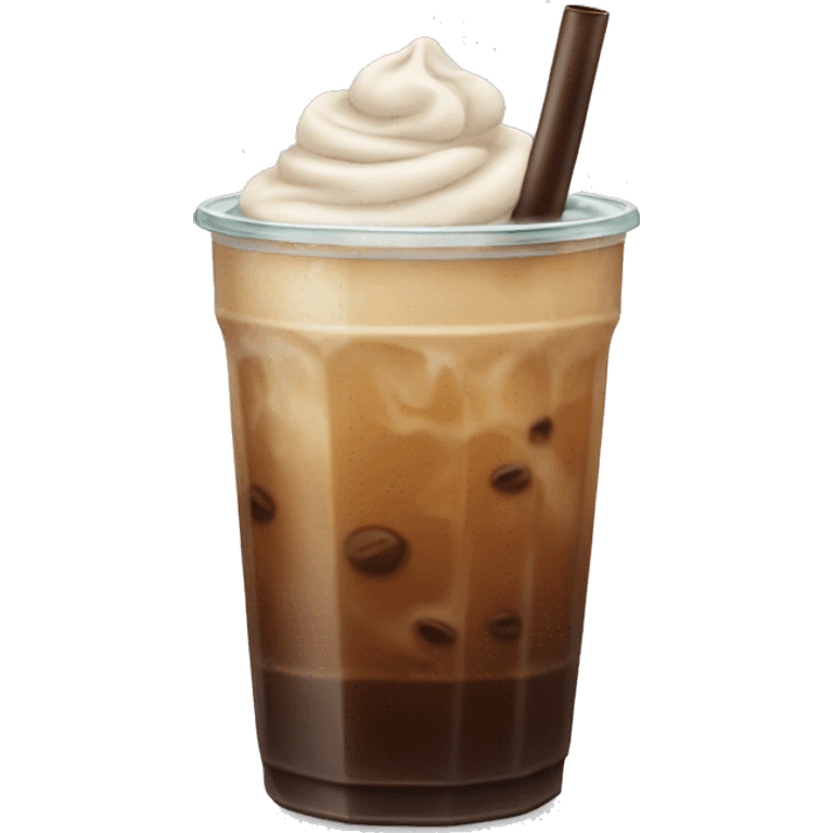 Iced coffee emoji