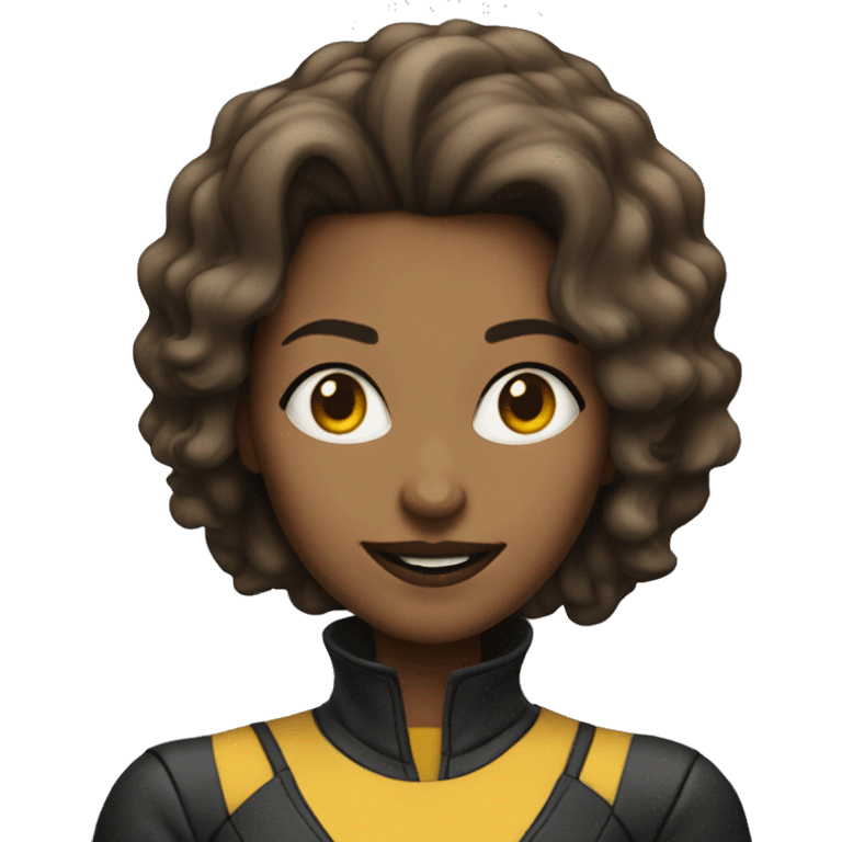 Woman named Ashley who is in the X-Men emoji