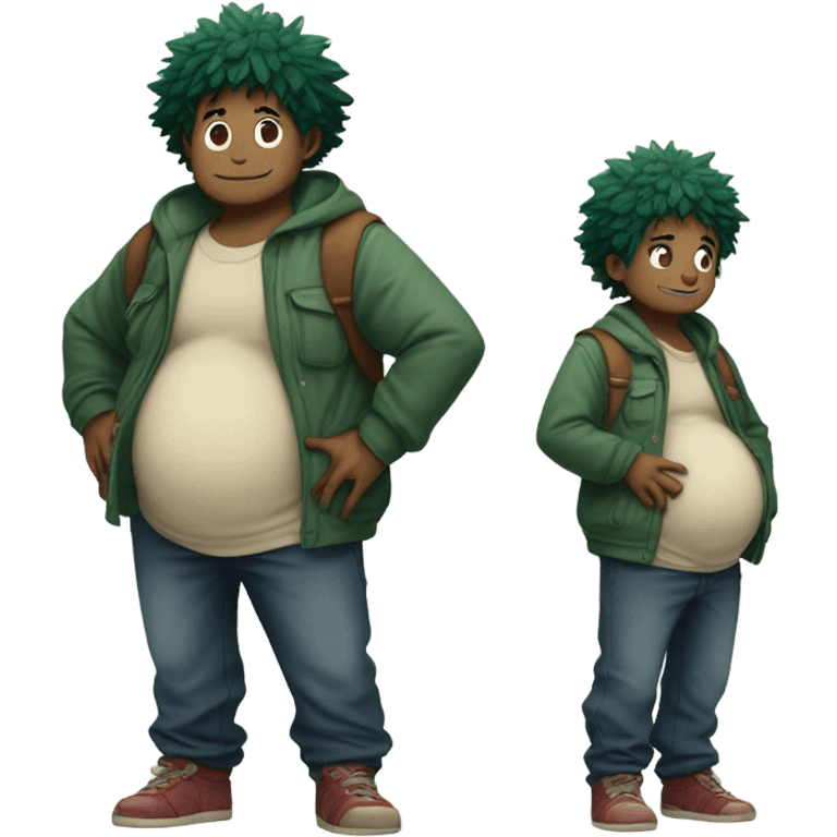 Deku pregnant  emoji