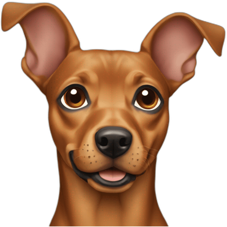 Light Brown pinscher emoji