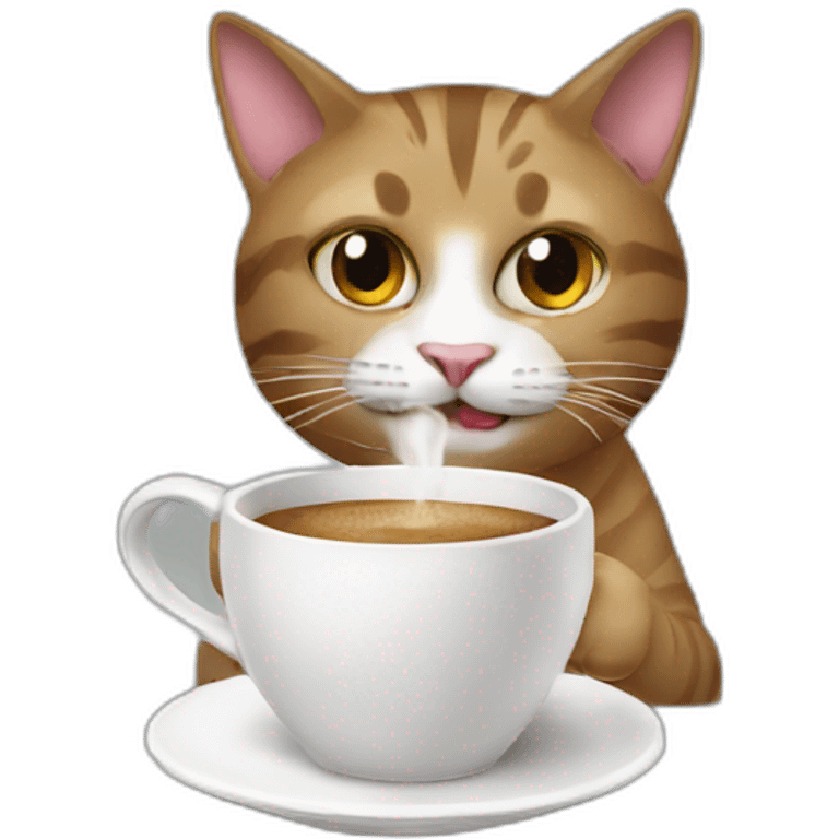 cat-drinking-coffee emoji