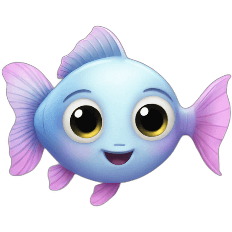 Baby fish star eyes emoji