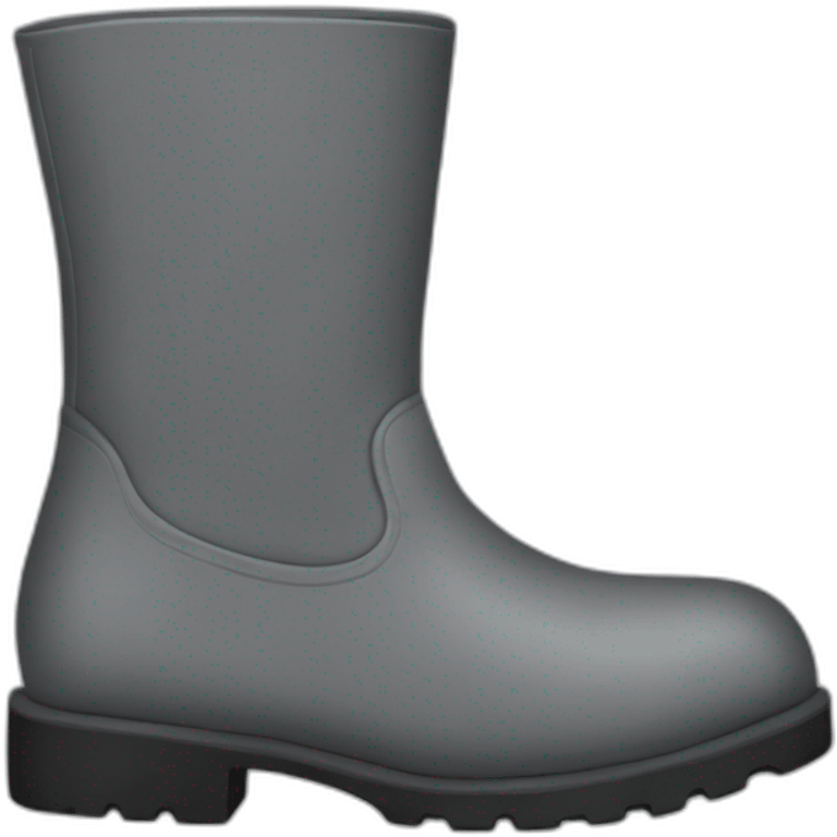 High grey boots emoji