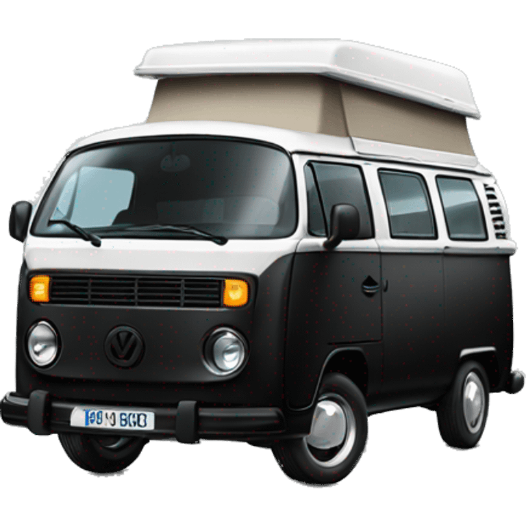 Black T6.1 VW camper emoji