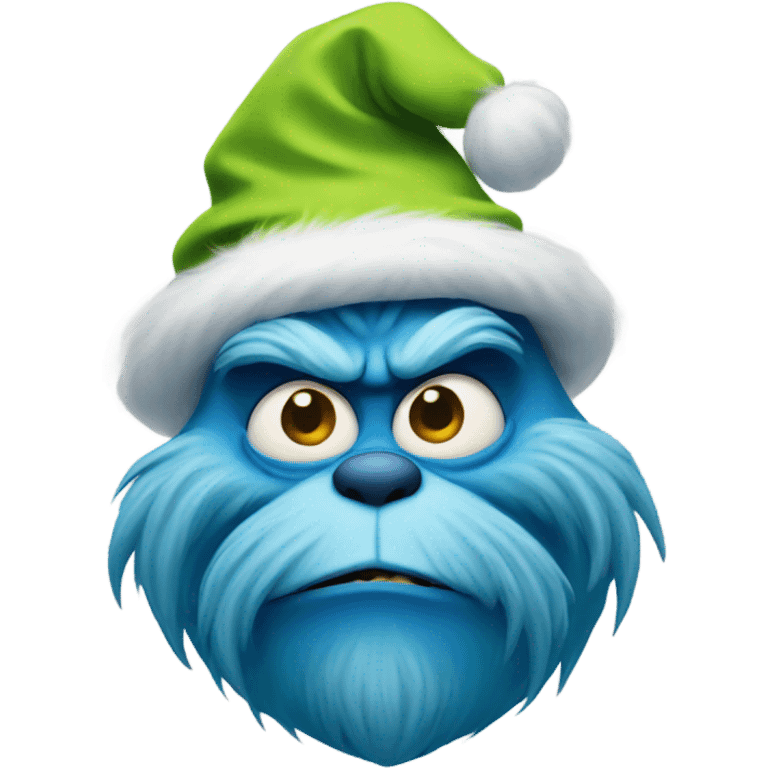 blue grinch emoji