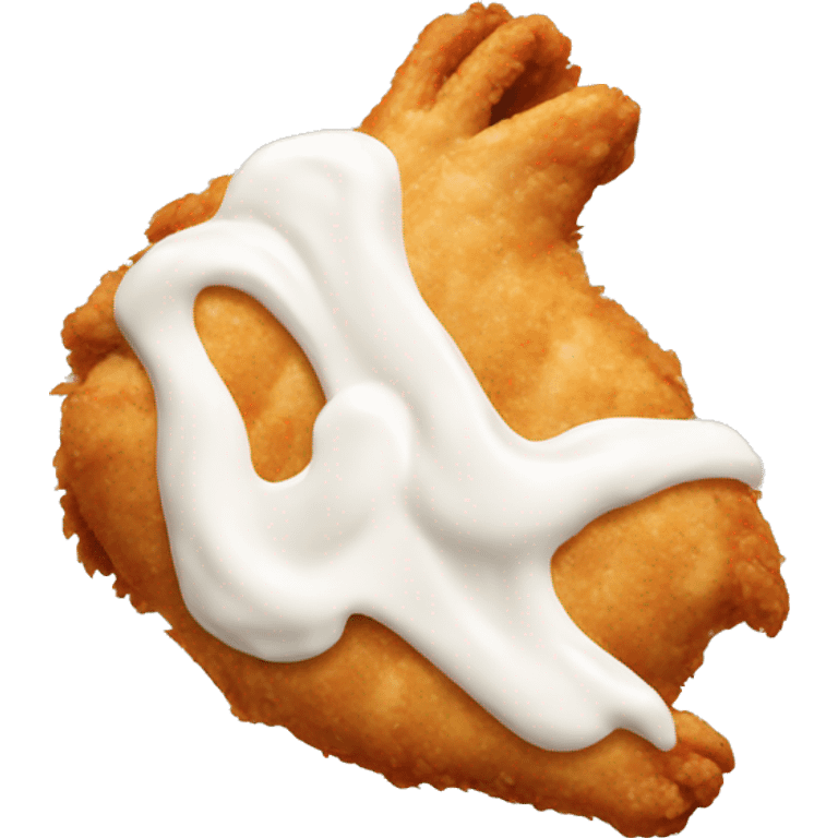 Chicken strips with ranch emoji