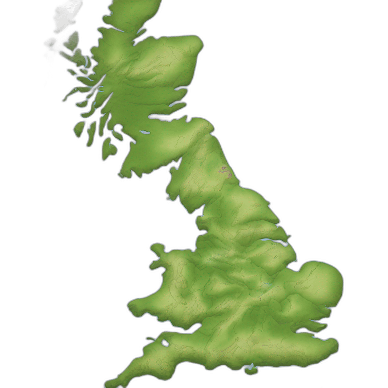 UK map with north of England highlighted emoji