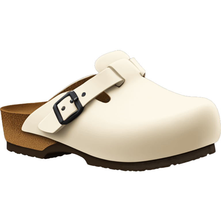 Birkenstock boston clog emoji