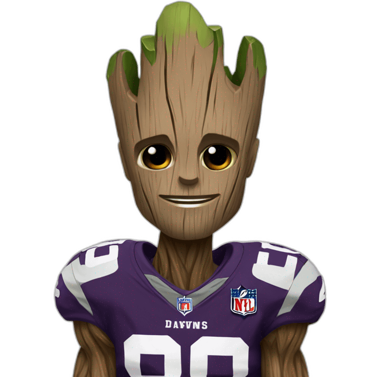 groot nfl emoji