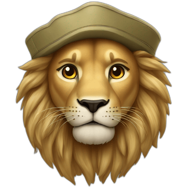 Soldat lion emoji