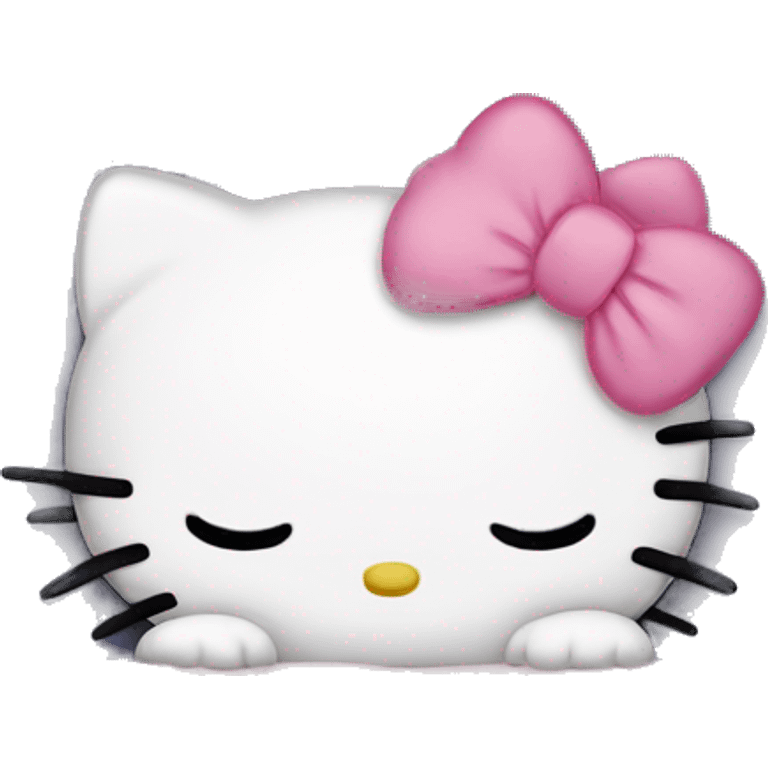 Hello kitty sleeps emoji