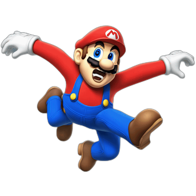 Mario jump emoji