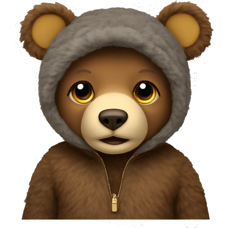 Fendi bear emoji