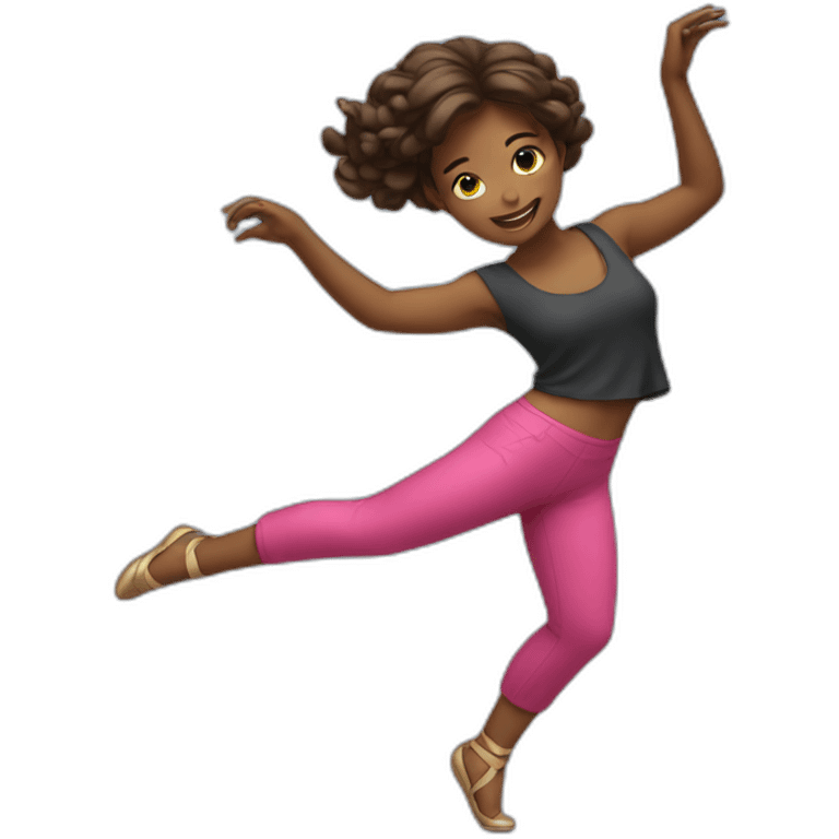 Girl dancing emoji