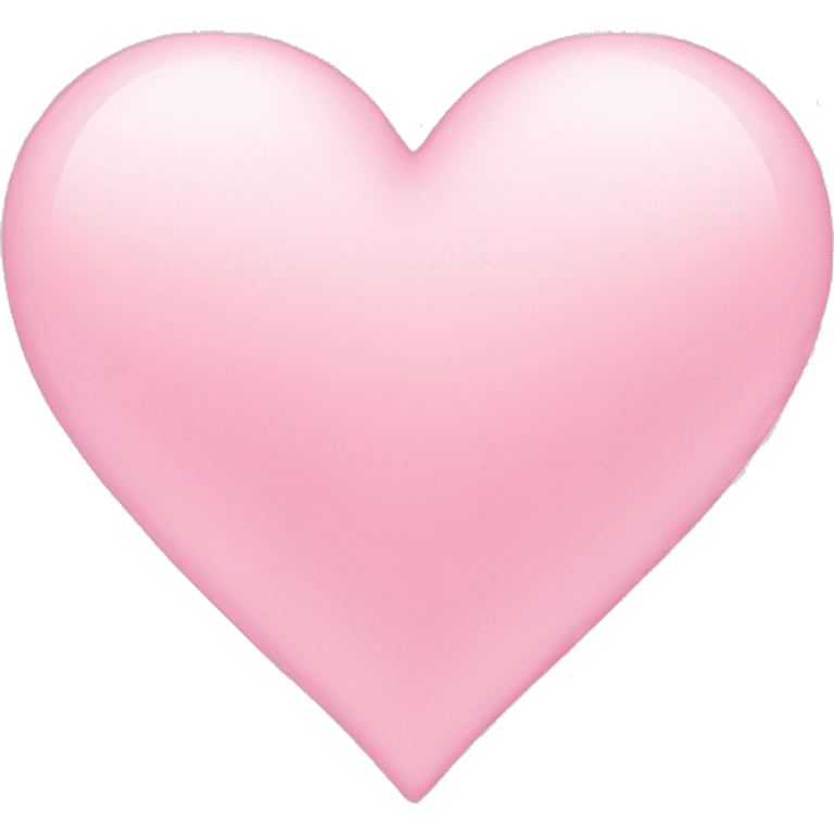 light pink heart emoji