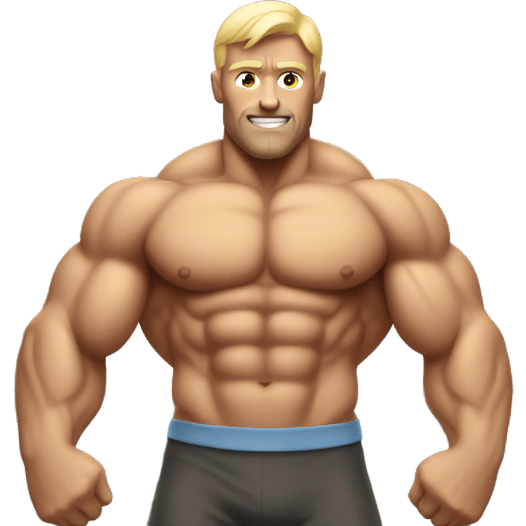 Muscle man emoji