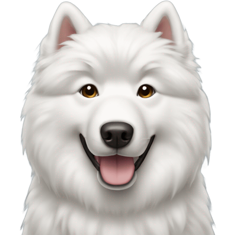 Samoyed dog emoji