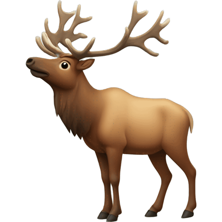 Elk in the mountains  emoji