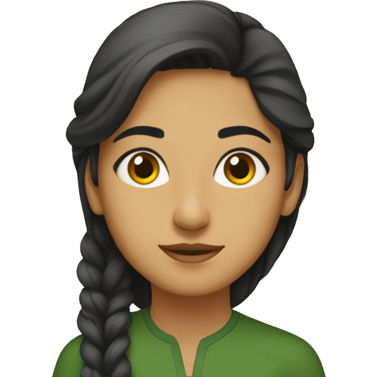 Pakistani girl environmentalist  emoji