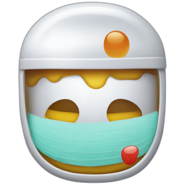 Una capsula de un medicamento emoji