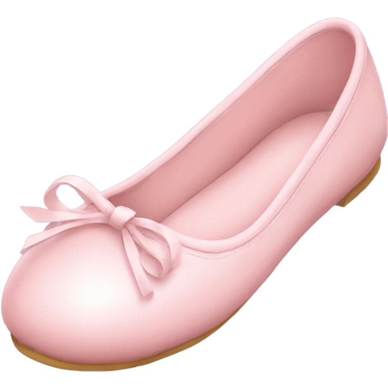 soft pink ballerina shoes emoji