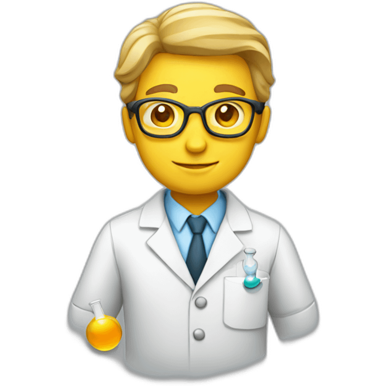 scientist chemist biologist emoji