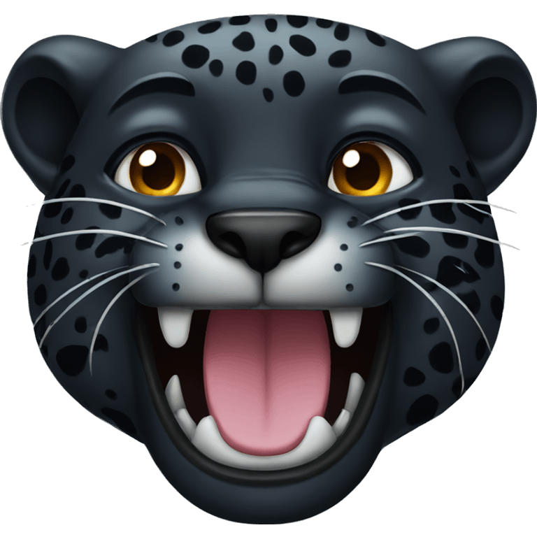 black jaguar crying emoji